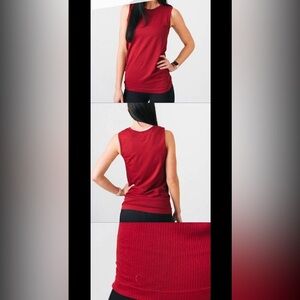 ZYIA XL Parallel Tank Burgundy